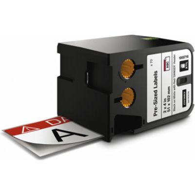 Dymo 1868716 - (51mm x 102mm) - Schwarz auf weiß - Etikett