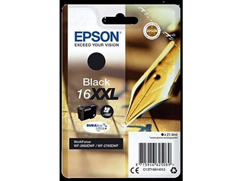Epson 16XXL (C13T16814012) - Schwarz - Druckerpatrone
