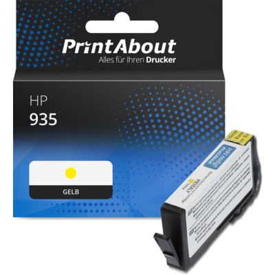 Druckerpatrone kompatibel mit HP 935 (C2P22AE) - Gelb