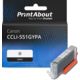 Druckerpatrone kompatibel mit Canon CCLI-551GYPA - Grau