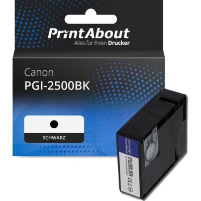 Druckerpatrone kompatibel mit Canon PGI-2500BK - Schwarz