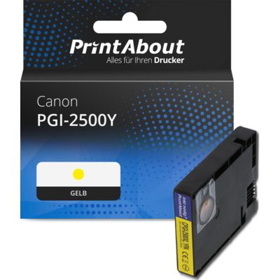 Druckerpatrone kompatibel mit Canon PGI-2500Y - Gelb