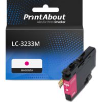 Druckerpatrone kompatibel mit Brother LC-3233M - Magenta