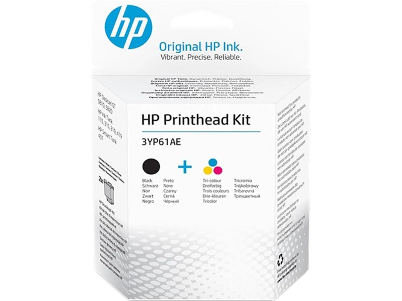 HP 3YP61AE - Schwarz + 3 Farben - Druckkopf