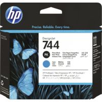 HP F9J86A (744) - Schwarz + Cyan - Druckkopf