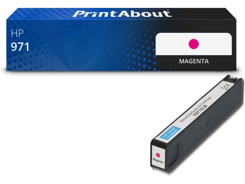 PrintAbout Druckerpatrone 971 (CN623AE) Magenta für HP