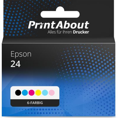 Druckerpatrone kompatibel mit Epson 24 (C13T24284012) - 6-farbig - Multipack