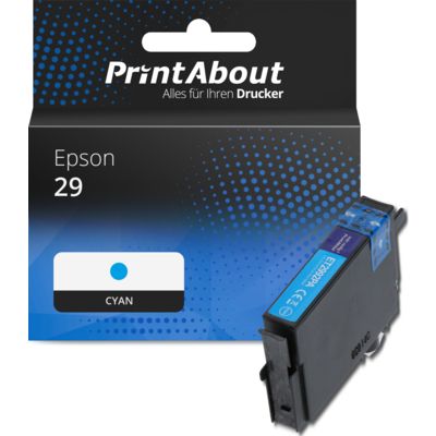 Druckerpatrone kompatibel mit Epson 29 (C13T29824012) - Cyan