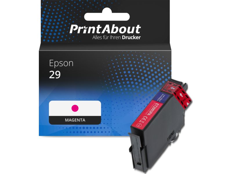 PrintAbout Druckerpatrone 29 (C13T29834012) Magenta für Epson