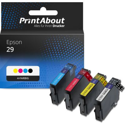 Druckerpatrone kompatibel mit Epson 29 (C13T29864012) - 4-farbig - Multipack
