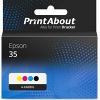 Druckerpatrone kompatibel mit Epson 35 (C13T35864010) - 4-farbig - Multipack