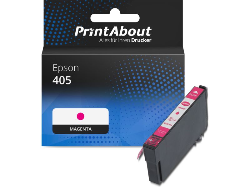 PrintAbout Druckerpatrone 405 (C13T05G34010) Magenta für Epson