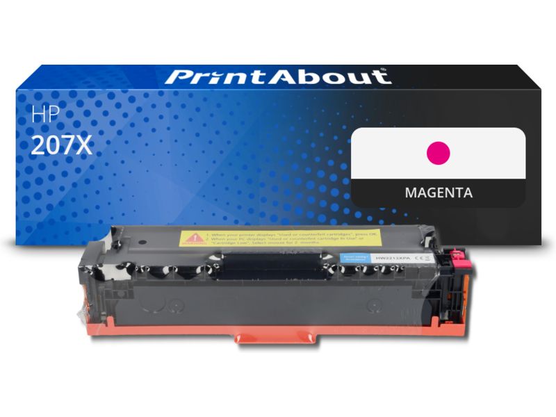 PrintAbout Toner 207X (W2213X) Magenta Hohe Kapazität für HP