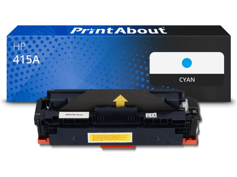 PrintAbout Toner 415A (W2031A) Cyan für HP