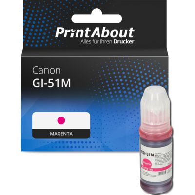 Druckerpatrone kompatibel mit Canon GI-51M - Magenta