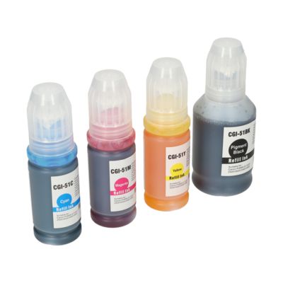 Druckerpatrone kompatibel mit Canon GI-51PGBK/C/M/Y - 4-farbig - Multipack