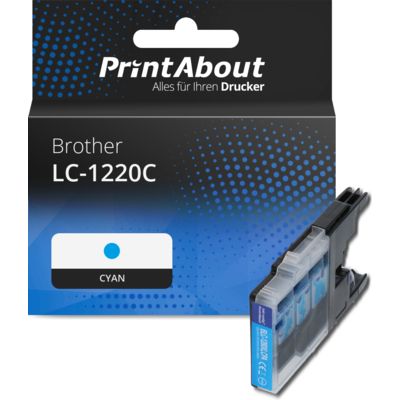 Druckerpatrone kompatibel mit Brother LC-1220C - Cyan