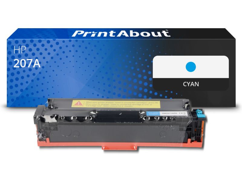 PrintAbout Toner 207A (W2211A) Cyan für HP
