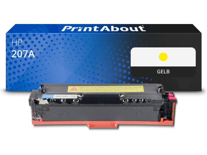 PrintAbout Toner 207A (W2212A) Gelb für HP
