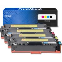 Toner kompatibel mit HP 207A (W2210/11/12/13A) - 4-farbig - Multipack