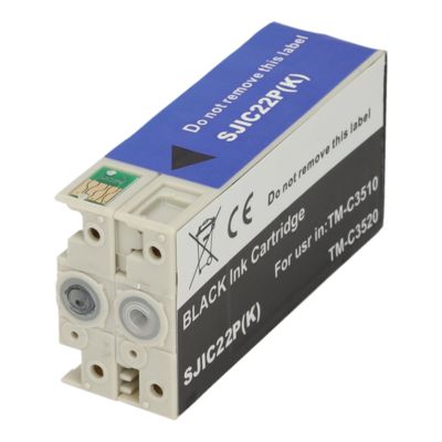 Druckerpatrone kompatibel mit Epson SJIC22P(K) - Schwarz