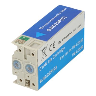 Druckerpatrone kompatibel mit Epson SJIC22P(C) - Cyan