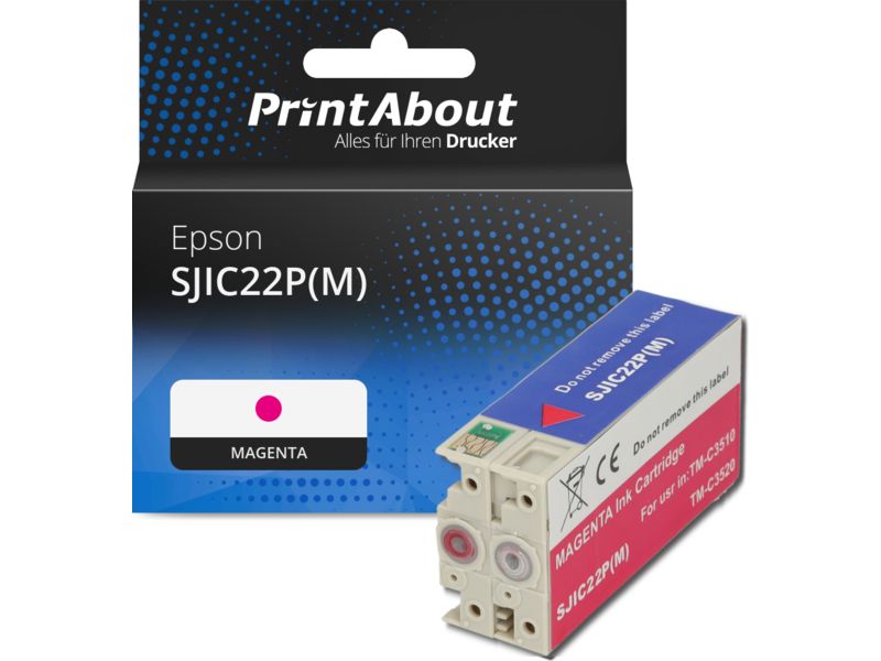 PrintAbout Druckerpatrone SJIC22P(M) Magenta für Epson