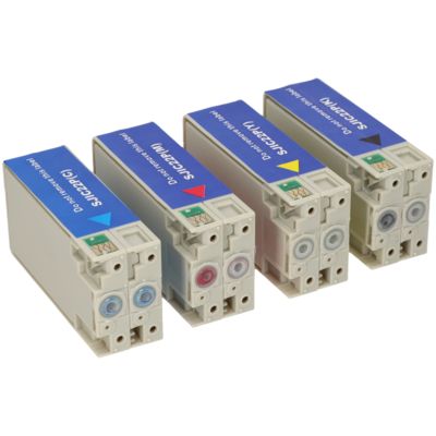 Druckerpatrone kompatibel mit Epson SJIC22P(K/C/M/Y) - 4-farbig - Multipack