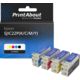 Druckerpatrone kompatibel mit Epson SJIC22P(K/C/M/Y) - 4-farbig - Multipack
