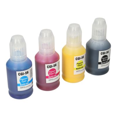 Druckerpatrone kompatibel mit Canon GI-56BK/C/M/Y - 4-farbig - Multipack