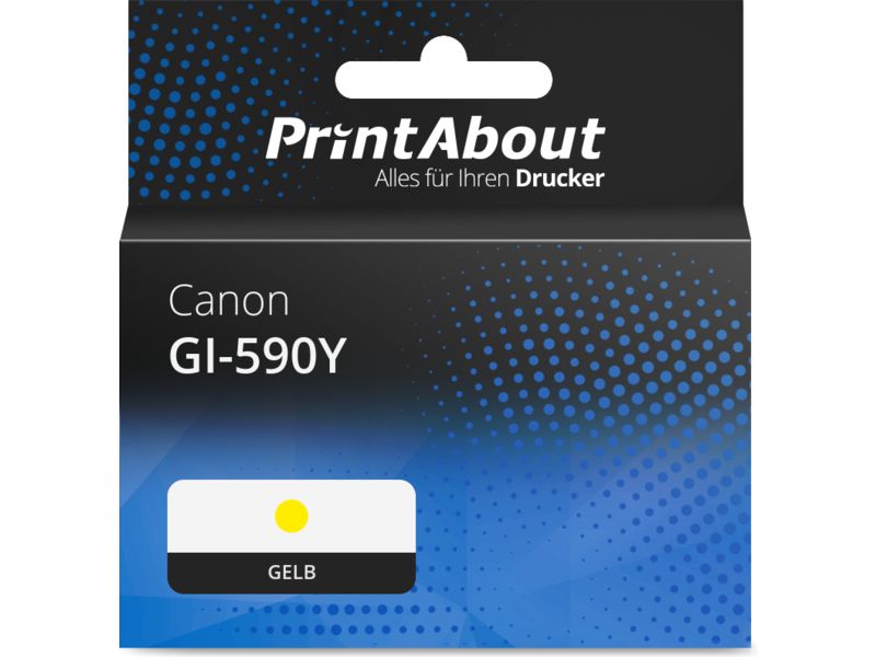 PrintAbout Druckerpatrone GI-590Y Gelb für Canon
