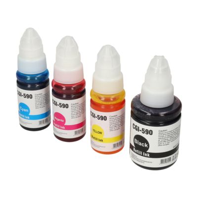 Druckerpatrone kompatibel mit Canon GI-590BK/C/M/Y - 4-farbig - Multipack