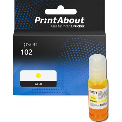 Druckerpatrone kompatibel mit Epson 102 (T03R440) - Gelb