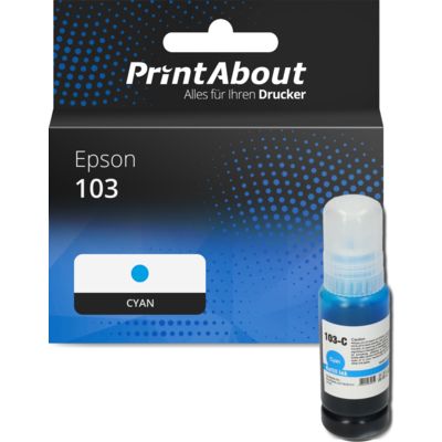 Druckerpatrone kompatibel mit Epson 103 (C13T00S24A) - Cyan