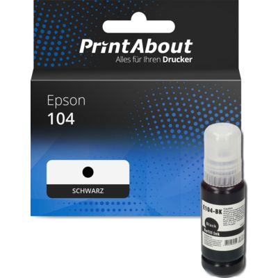 Druckerpatrone kompatibel mit Epson 104 (C13T00P140) - Schwarz