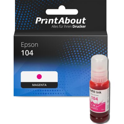 Druckerpatrone kompatibel mit Epson 104 (C13T00P340) - Magenta