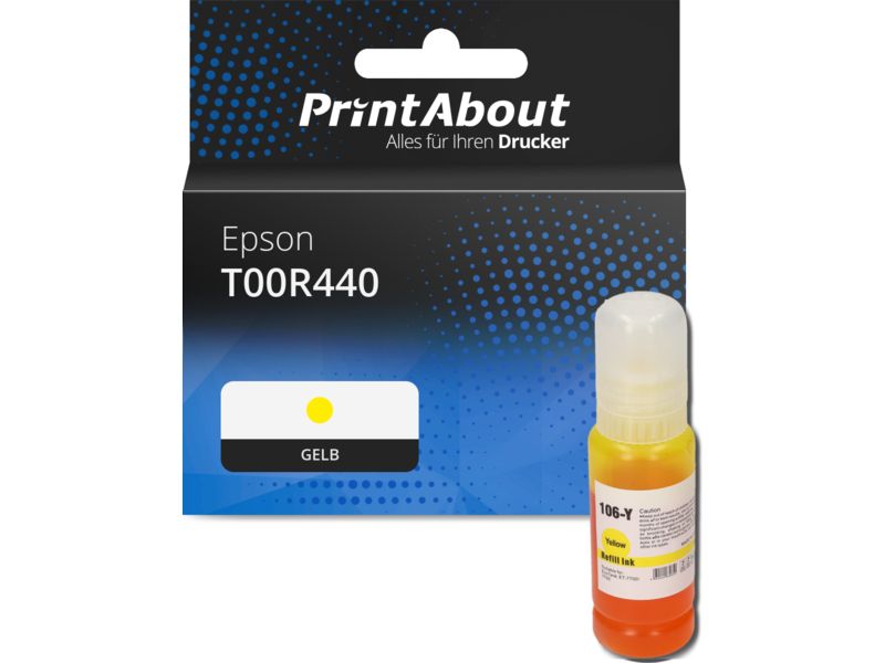 PrintAbout Druckerpatrone T00R440 Gelb für Epson