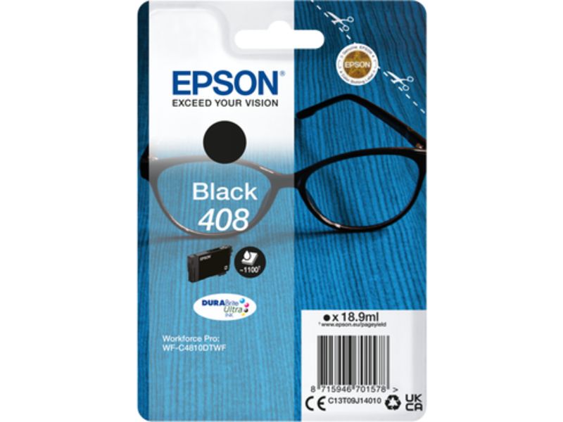 Epson 408 (C13T09J14010) - Schwarz - Druckerpatrone