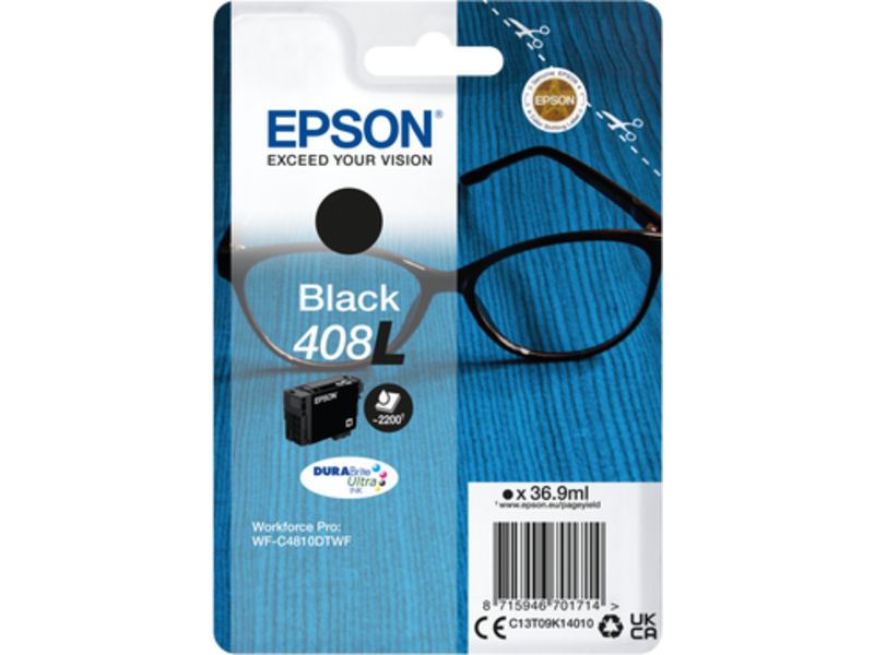 Epson 408L (C13T09K14010) - Schwarz - Druckerpatrone - Hohe Kapazit&auml;t