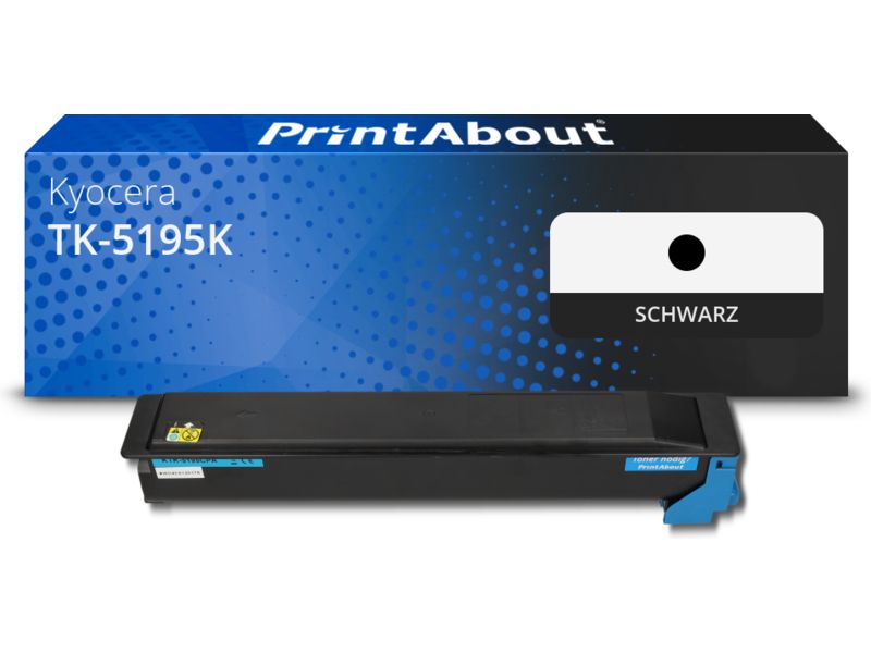 PrintAbout Toner TK-5195K Schwarz für Kyocera