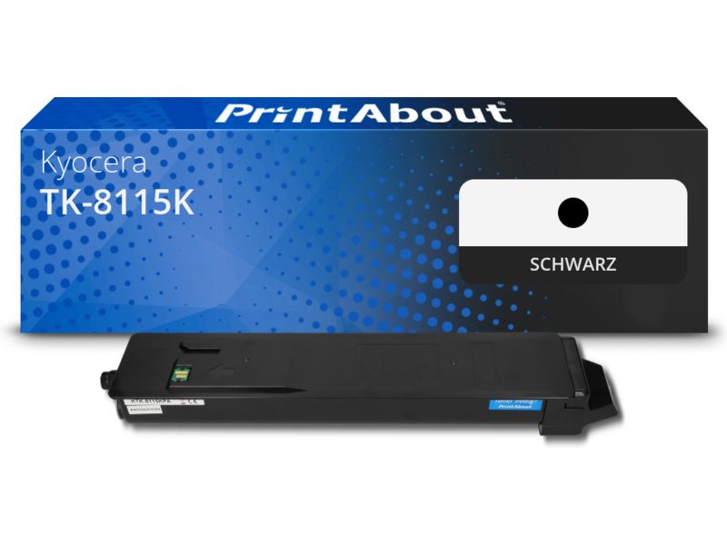 PrintAbout Toner TK-8115K Schwarz für Kyocera