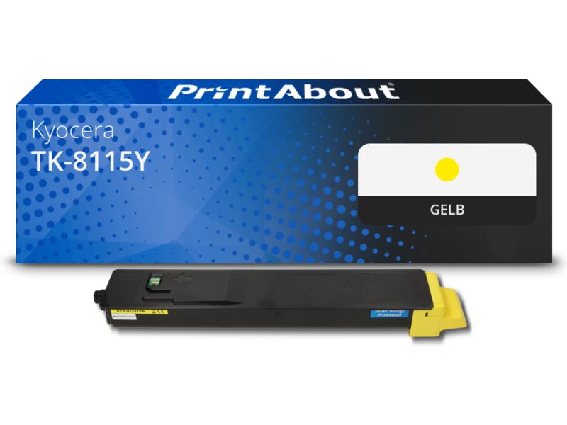 PrintAbout Toner TK-8115Y Gelb für Kyocera