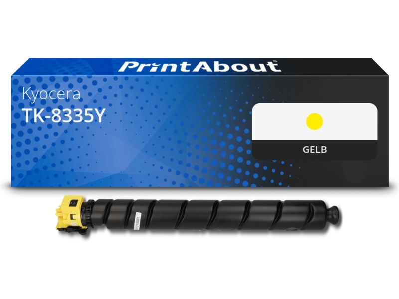 PrintAbout Toner TK-8335Y Gelb für Kyocera