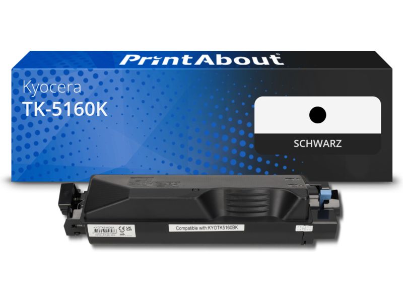 PrintAbout Toner TK-5160K Schwarz für Kyocera