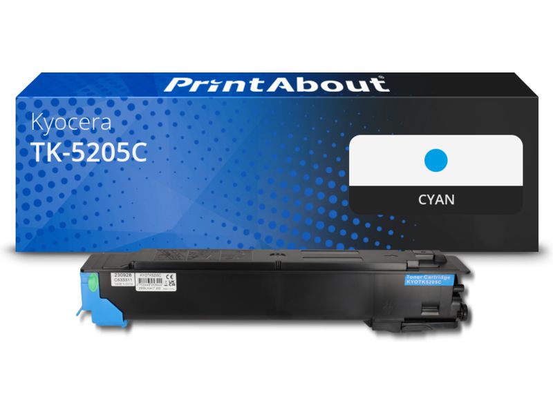 PrintAbout Toner TK-5205C Cyan für Kyocera