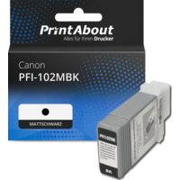 Druckerpatrone kompatibel mit Canon PFI-102MBK - Mattschwarz