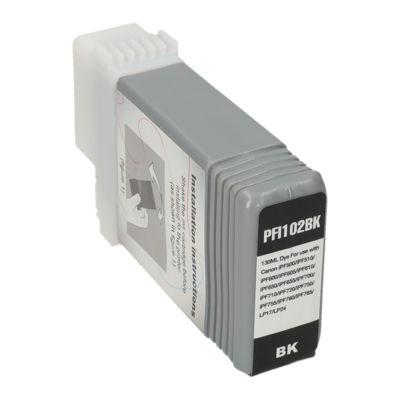 Druckerpatrone kompatibel mit Canon PFI-102BK - Schwarz