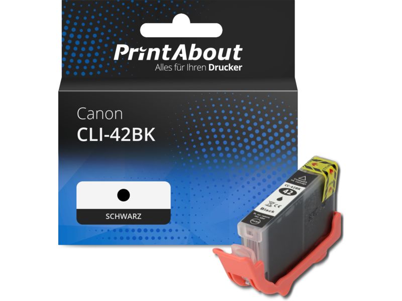 PrintAbout Druckerpatrone CLI-42BK Schwarz für Canon