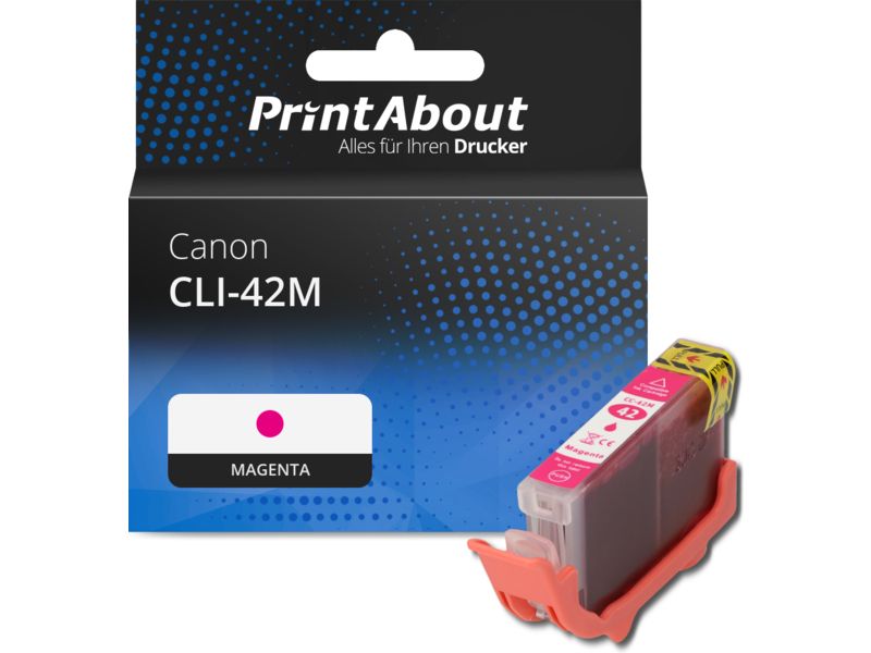 PrintAbout Druckerpatrone CLI-42M Magenta für Canon
