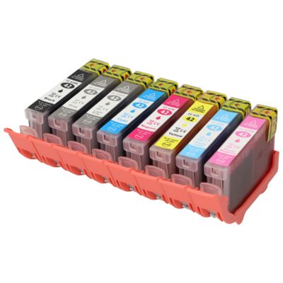Druckerpatrone kompatibel mit Canon CLI-42BK/C/M/Y/PC/PM/GY/LGY - 8-farbig - Multipack